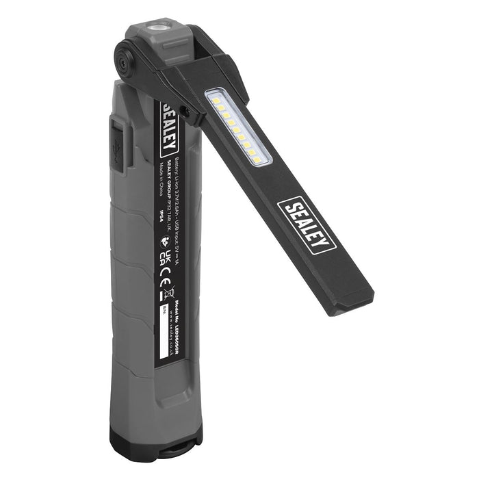 Sealey Rechargeable 360 Inspection Light 10W & 2 x 4W SMD LED - Grey LED3605GR Sealey - Dynamic Drive