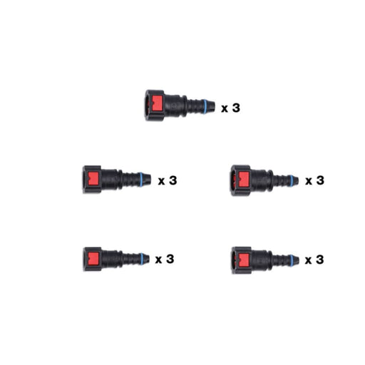 Connect Assorted Straight AdBlue Quick Connectors 15pc 34227 Tool Connection - Dynamic Drive