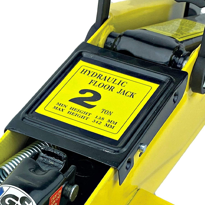 AA 2 Ton 2T Hydraulic Floor Trolley Jack Quick Lifting Heavy Duty Car Van Town Tools - Dynamic Drive