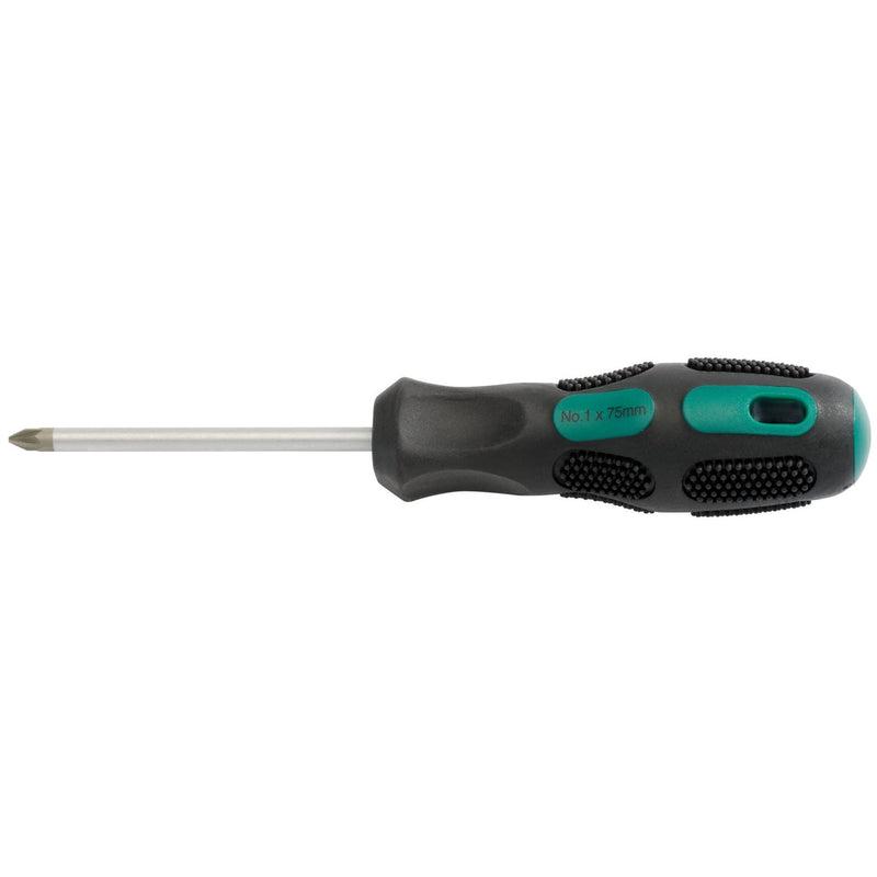 Draper PZ Type Screwdriver, No.1 x 75mm (Sold Loose) 40041 Draper - Dynamic Drive
