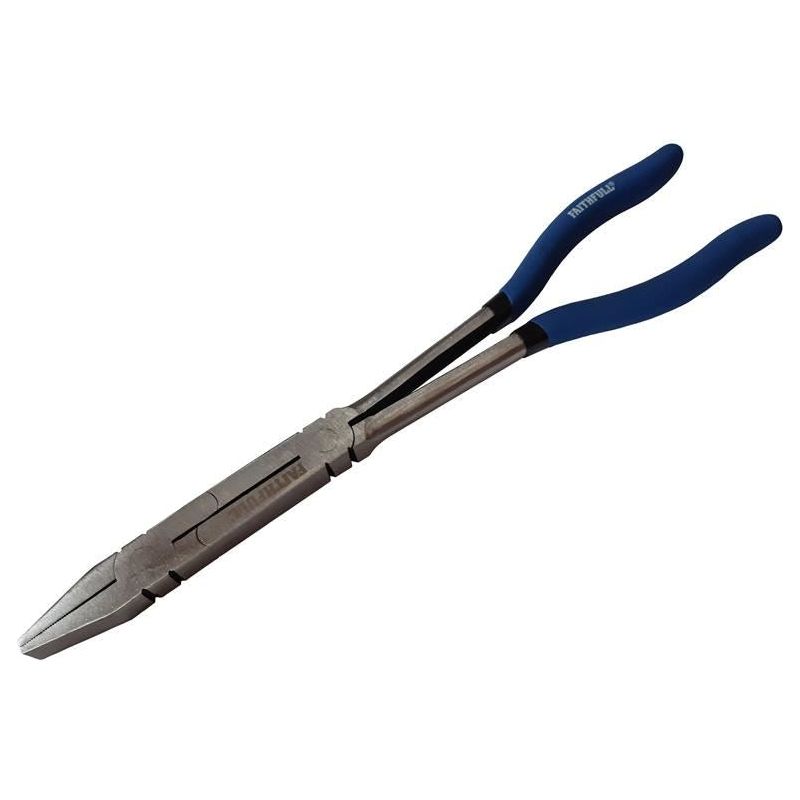 Faithfull Long Reach Flat Nose Pliers 300mm (12in) Faithfull - Dynamic Drive