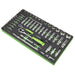 Siegen Siegen Socket Set with Tool Tray 1/4" & 1/2"Sq Drive 62pc S01271 Siegen - Dynamic Drive