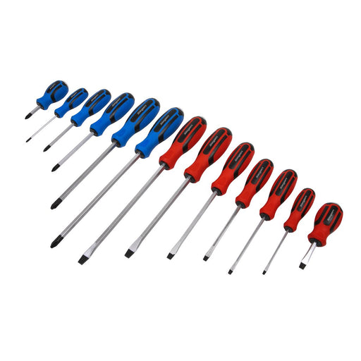 Seigen by Sealey Screwdriver Set 13pc Hammer-Thru S0754 Seigen by Sealey  - Dynamic Drive