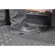 Sealey Vinyl Floor Tile with Peel & Stick Backing Silver Treadplate Pack of 16 Sealey - Dynamic Drive
