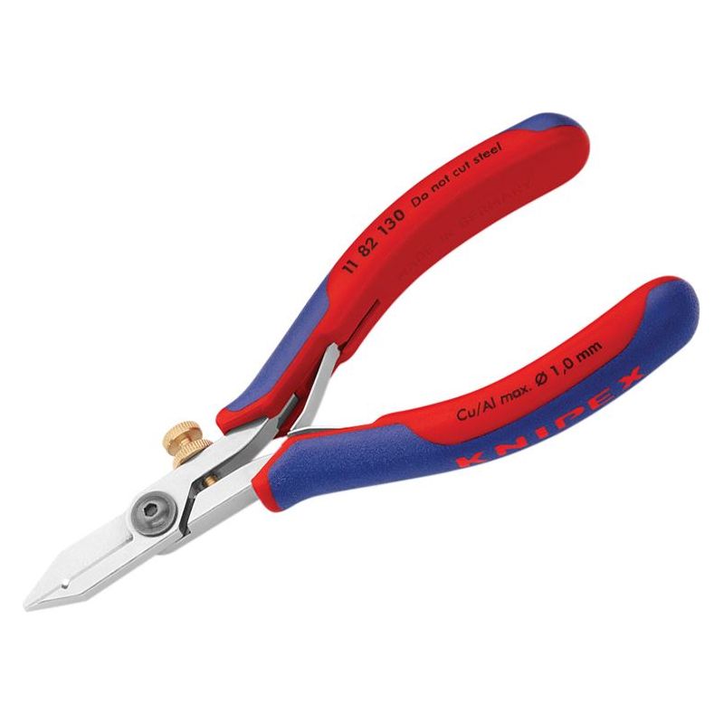 Knipex Electronic Wire Stripping Shears 130mm Knipex - Dynamic Drive