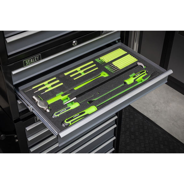 Siegen Siegen Pry Bar, Hammer & Punch Set with Tool Tray 23pc S01279 Siegen - Dynamic Drive