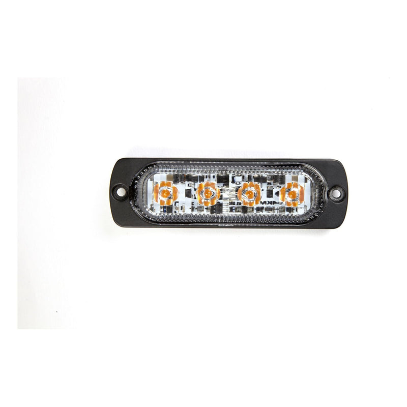 Ring Slimline Amber 4 LED Strobe - RCV2214 Ring Automotive - Dynamic Drive