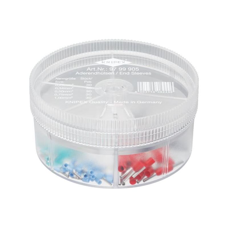 Knipex Insulated Wire Ferrules Assortment Box, 150 Piece Knipex - Dynamic Drive