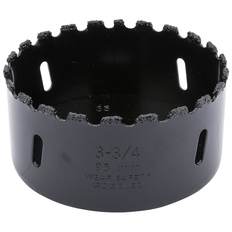 Draper Tungsten Carbide Grit Hole Saw, 95mm 34965 Draper - Dynamic Drive