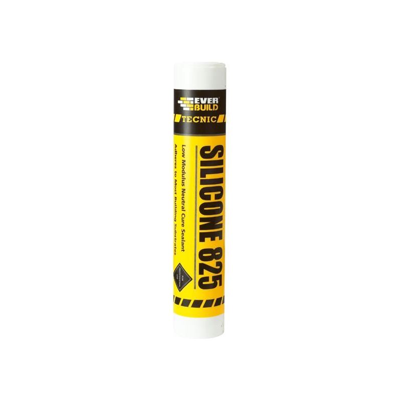 Everbuild Sika Tecnic Silicone 825 Black 380ml Everbuild Sika - Dynamic Drive