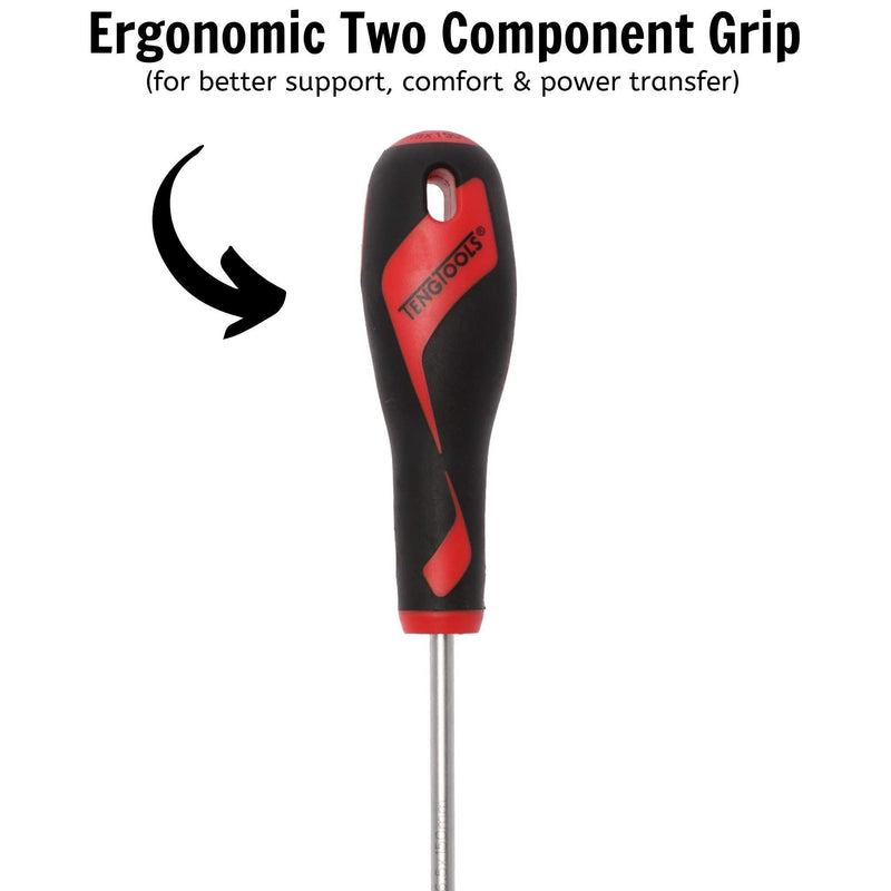 Teng Tools Flat Screwdriver 1.2 x 6.5 x 150mm L Teng Tools - Dynamic Drive