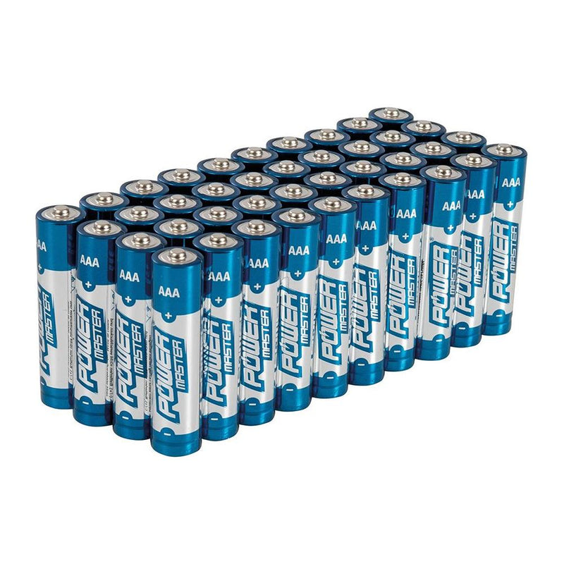 Powermaster AAA Super Alkaline Battery LR03 40pk 40pk PowerMaster - Dynamic Drive