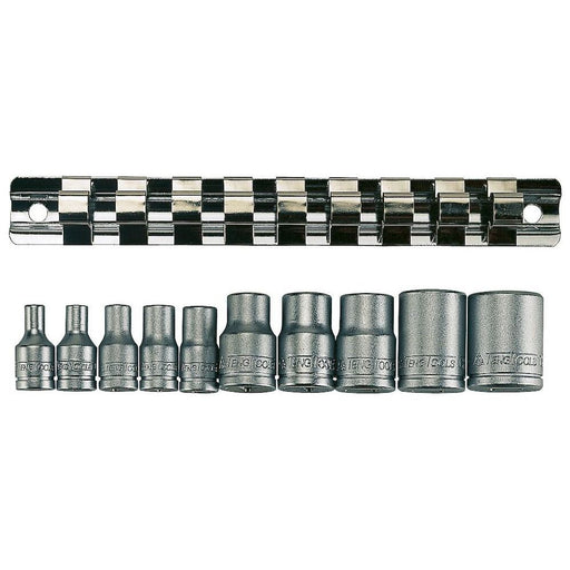 Teng Tools 1/4" & 3/8" TX-E Socket Clip Rail Set 10 Pieces Teng Tools - Dynamic Drive