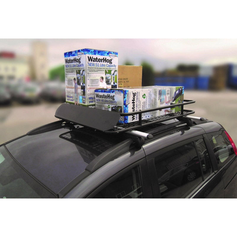 Leisurewize Universal Heavy Duty Steel Aerodynamic Roof Rack Bar Tray Carrier Streetwize  - Dynamic Drive