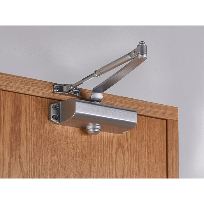 Union CE3F Fixed Size 3 Rack & Pinion Door Closer Silver UNION - Dynamic Drive
