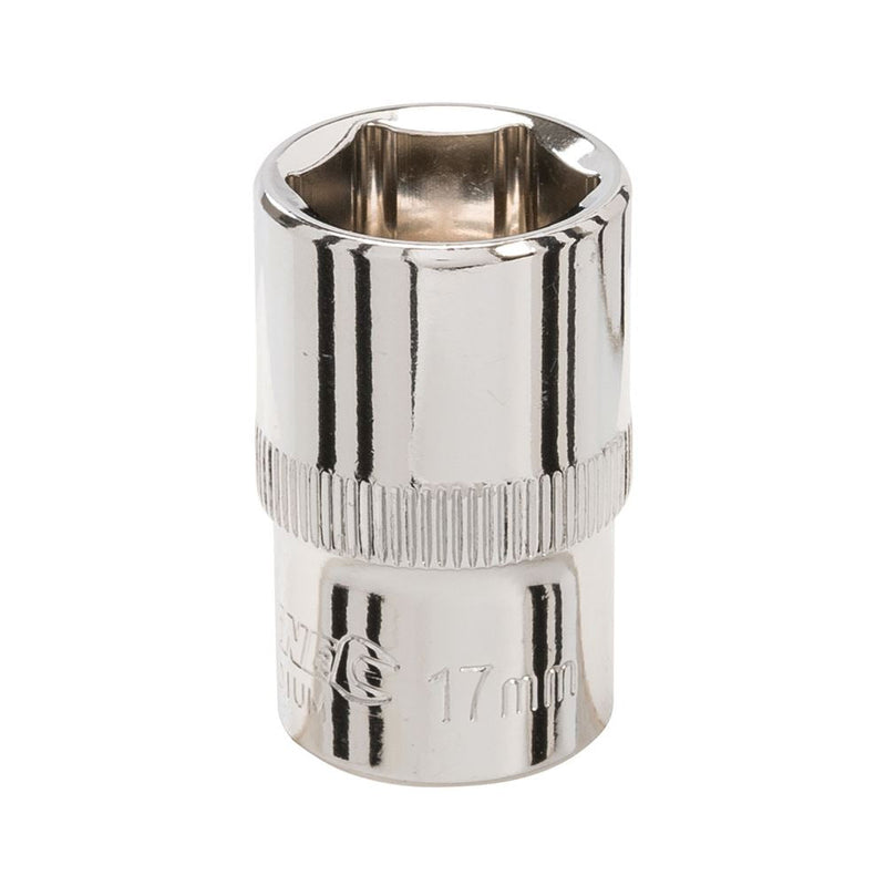 Silverline Socket 1/2" Drive 6pt Metric 17mm Silverline - Dynamic Drive