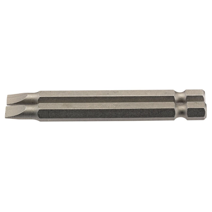 Draper Plain Slot Insert Bit, 5.5mm, 1/4" Hex, 75mm Long (Pack of 2) 64296 Draper - Dynamic Drive