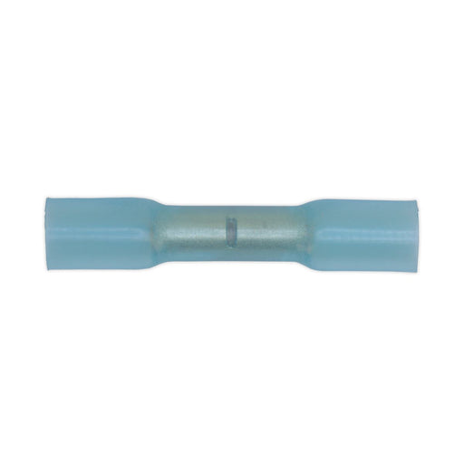 Sealey Heat Shrink Butt Connector Terminal 5.8mm Blue Pack of 50 BTSB50 Sealey  - Dynamic Drive