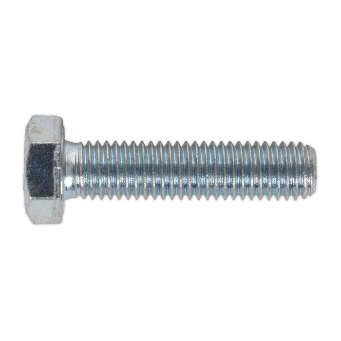 Sealey HT Setscrew M12 x 50mm 8.8 Zinc Pack of 25 SS1250 Sealey - Dynamic Drive