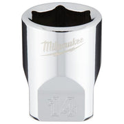 Milwaukee 1/4 Drive Socket Metric Standard 14mm 4932478322 Milwaukee - Dynamic Drive
