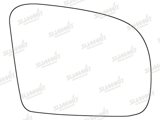 Summit Stick-On Standard Mirror Glass fits Mercedes M Class 08 to 15 RHS Summit - Dynamic Drive