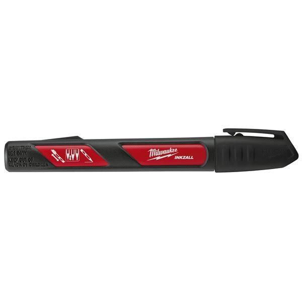 Milwaukee Inkzall Liquid Paint Marker Black Milwaukee - Dynamic Drive