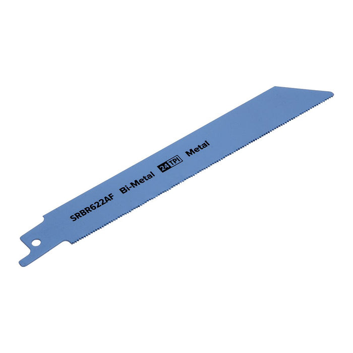 Sealey Reciprocating Saw Blade Metal 150mm 24tpi Pack of 5 SRBR622AF Sealey - Dynamic Drive