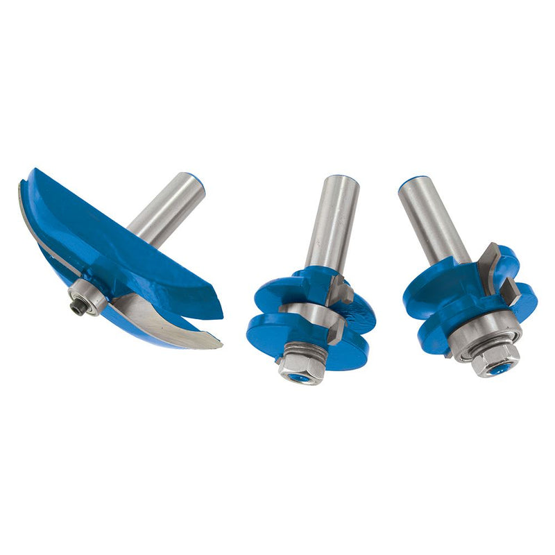 Silverline 1/2" TCT Panel Door Bit Set 3pce 1/2" Silverline - Dynamic Drive