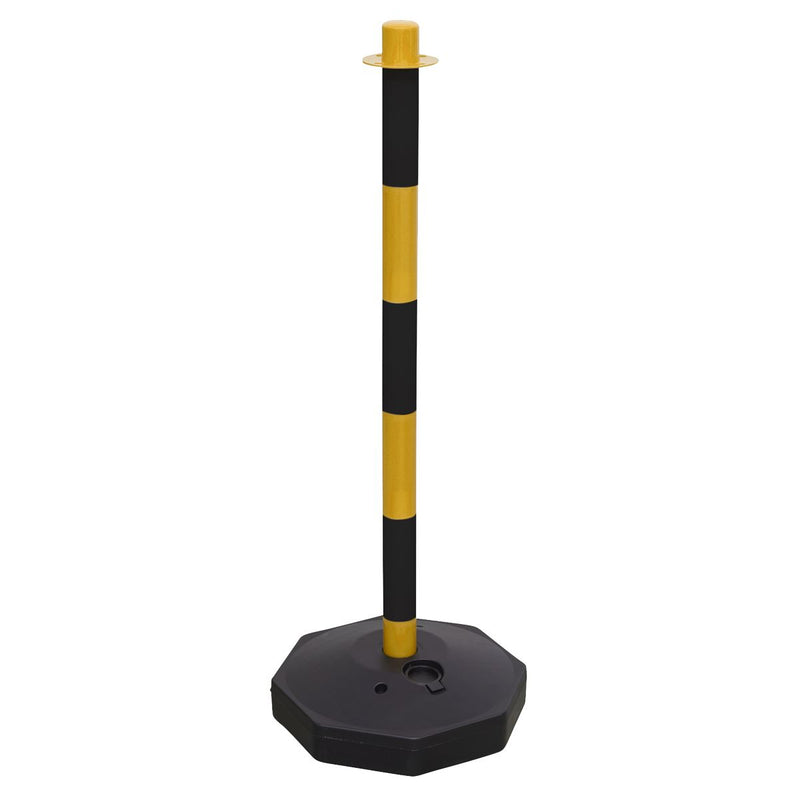 Sealey Post with Base - Black/Yellow BYPB01 Sealey - Dynamic Drive