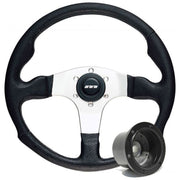 320mm Black Moulded Steering Wheel + Boss fits BMW 518 535i 524td 525e 1981>1985 Mountney Classic  - Dynamic Drive