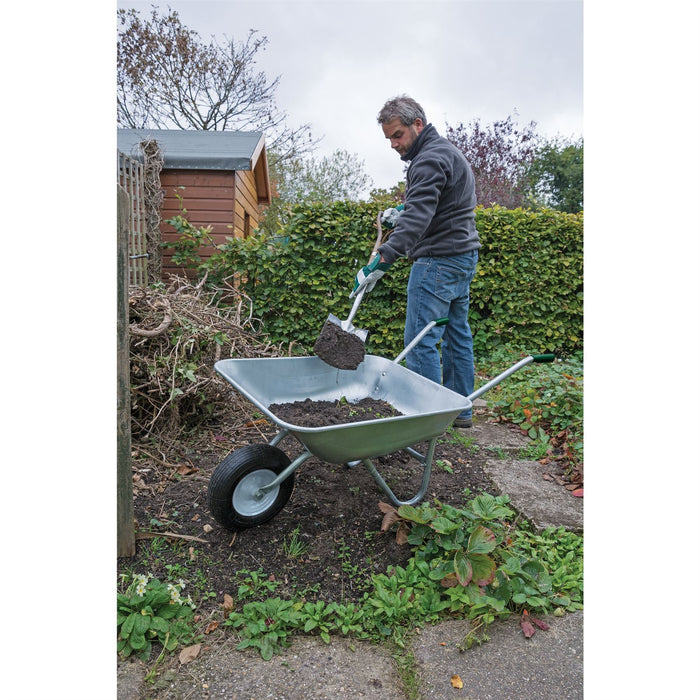 Draper Galvanised Wheelbarrow, 65L 31619 Draper - Dynamic Drive