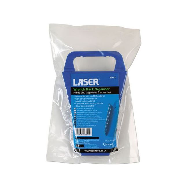 Laser Spanner Rack Organiser, 8 Spanners 6941 Laser - Dynamic Drive