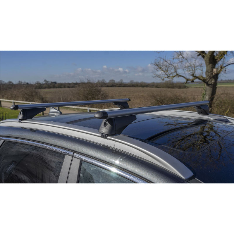 Aluminium Locking Roof Rack Cross Bars fits A4 Avant 2008 - 2015 Summit  - Dynamic Drive