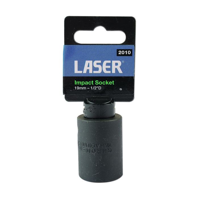 Laser Impact Socket 1/2"D 19mm 2010 Laser - Dynamic Drive