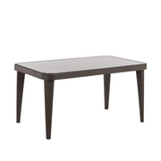 Dellonda Dining Tables with Tempered Glass Top 150 x 90 x 76cm - Dark Brown Dellonda - Dynamic Drive