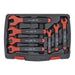 Sealey Insulated Open-End Spanner Set 7pc VDE Approved AK63171 Sealey - Dynamic Drive