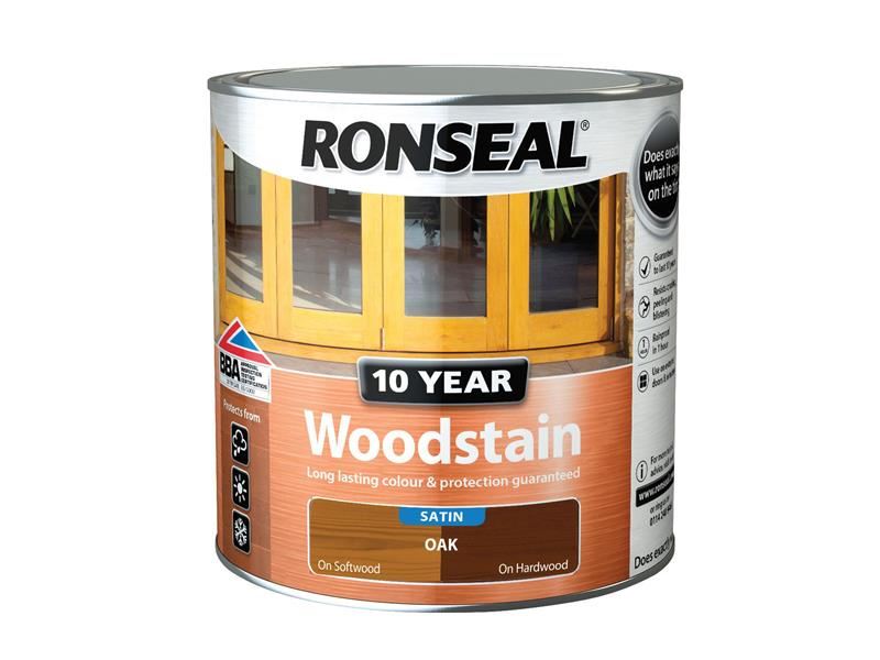 Ronseal 10 Year Woodstain Oak 2.5 litre Ronseal - Dynamic Drive