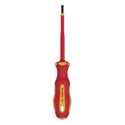 Draper XP1000 VDE Plain Slot Screwdriver, 4.0 x 100mm 64414 Draper - Dynamic Drive
