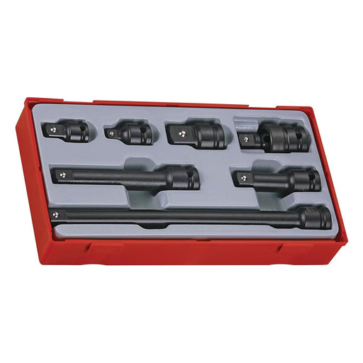 Teng TT9207 1/2″ Drive Impact Extension Bar & Adaptor Set Tool Box Module Tray Teng Tools - Dynamic Drive