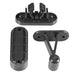 Static Caravan Door Catch/Retainer Black STATIC Nova - Dynamic Drive