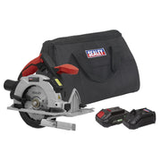 Sealey SV20 Series 150mm Cordless Circular Saw Kit 20V 2Ah CP20VCSKIT1 Sealey - Dynamic Drive