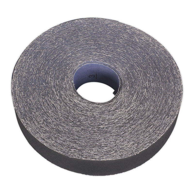 Sealey Emery Roll Blue Twill 25mm x 50m 40Grit ER255040 Sealey - Dynamic Drive
