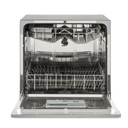 Baridi Tabletop Dishwasher 8 Place Settings 8L Capacity - Silver DH87 Baridi - Dynamic Drive