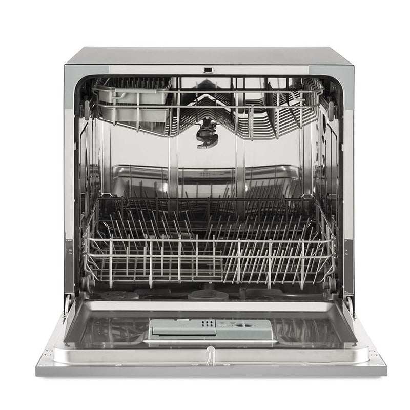 Baridi Tabletop Dishwasher 8 Place Settings 8L Capacity - Silver DH87 Baridi - Dynamic Drive
