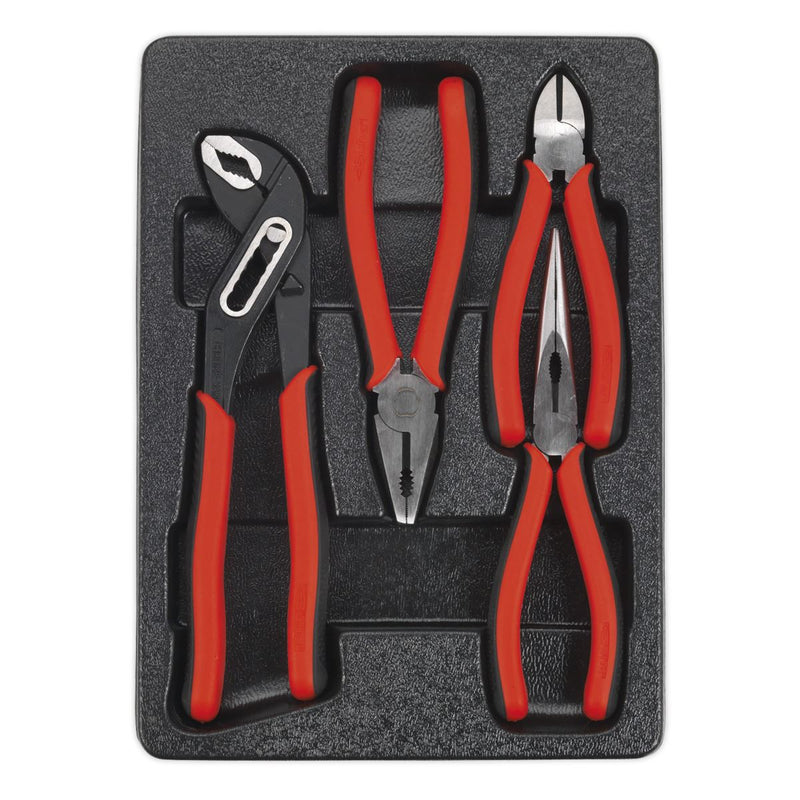 Sealey Pliers Set 4pc AK8579 Sealey - Dynamic Drive