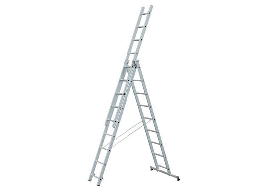Zarges Light Trade Combination Ladder 3-Part 3 x 10 Rungs Zarges - Dynamic Drive