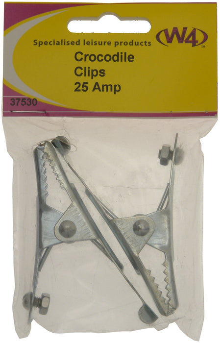 W4 Crocodile Clips 25A (2) 37530 W4 - Dynamic Drive