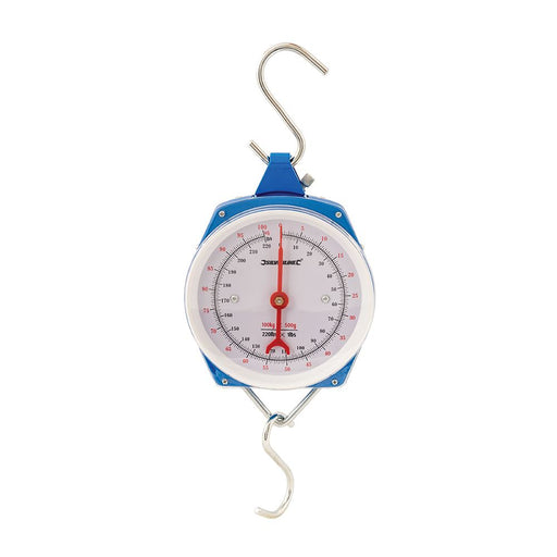 Silverline Hanging Scales Heavy Duty 100kg Silverline - Dynamic Drive