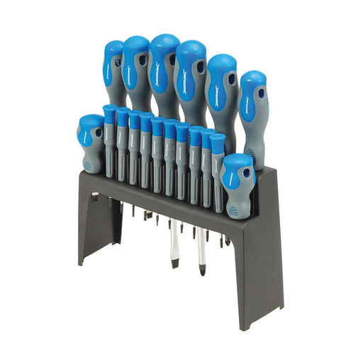 Silverline Soft-Grip Screwdriver Set 18pce 18pce 633940 Silverline  - Dynamic Drive