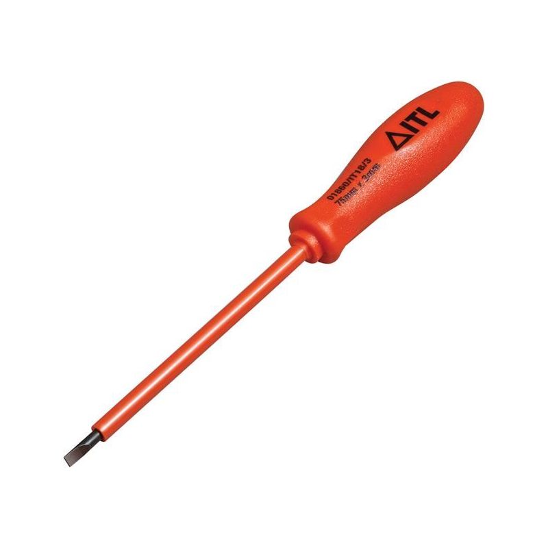Itl Insulated Insulated Terminal Screwdriver 3.0 x 75mm ITL Insulated - Dynamic Drive
